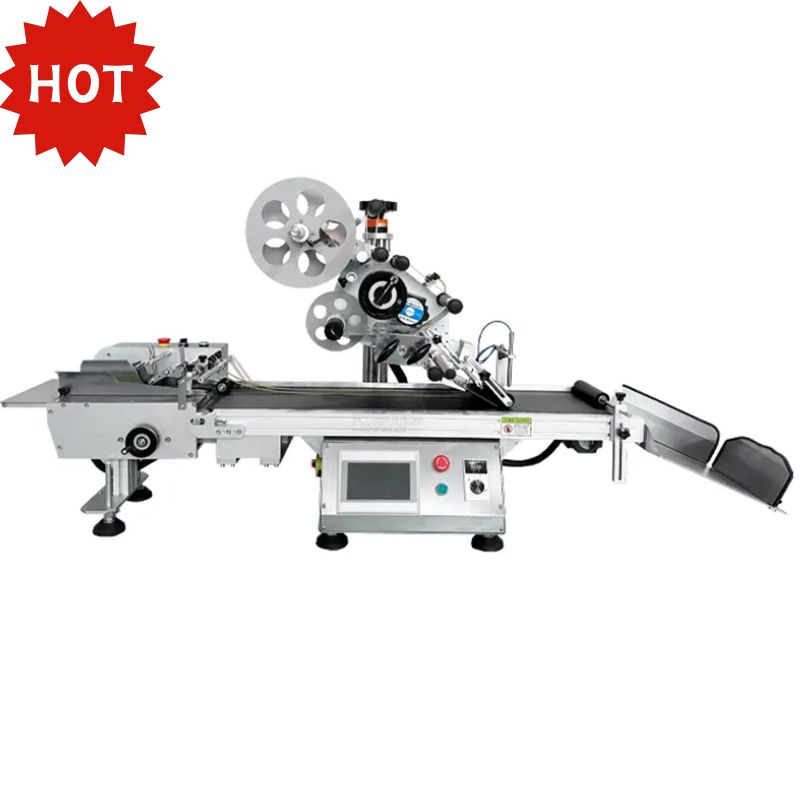 Máy dán nhãn phẳng để bàn WT-102 có bộ nạp