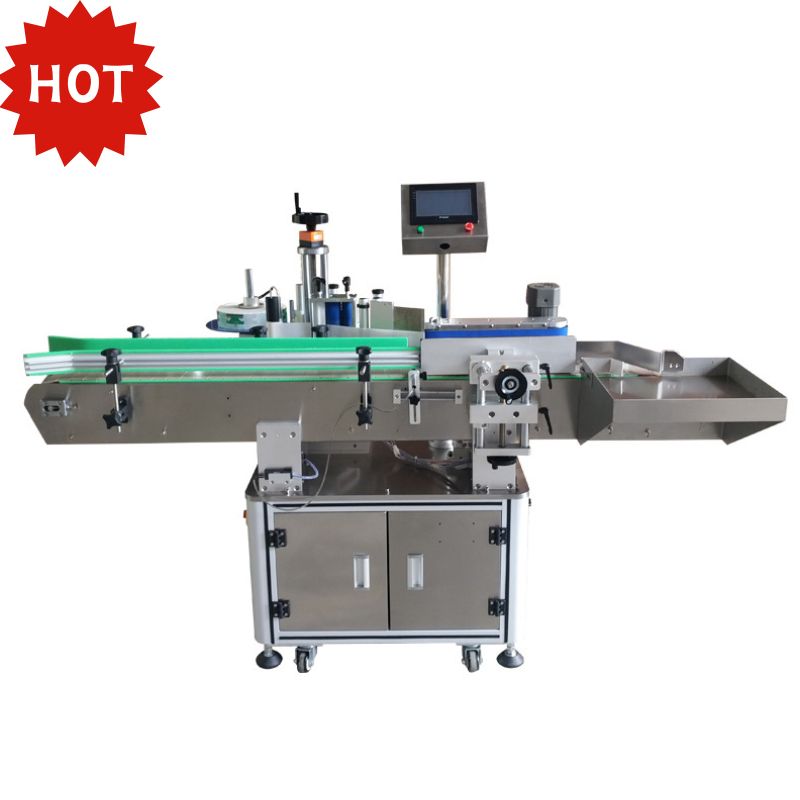WT-202-Máy dán nhãn chai tròn hoàn toàn tự động