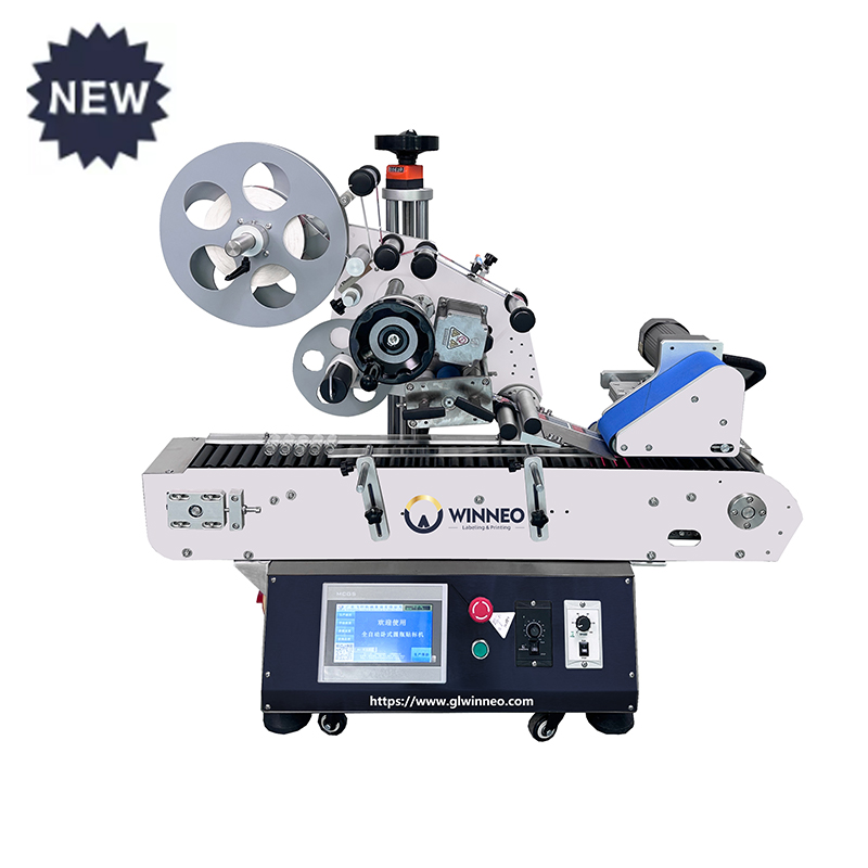 Máy dán nhãn chai tròn ngang để bàn WT-105