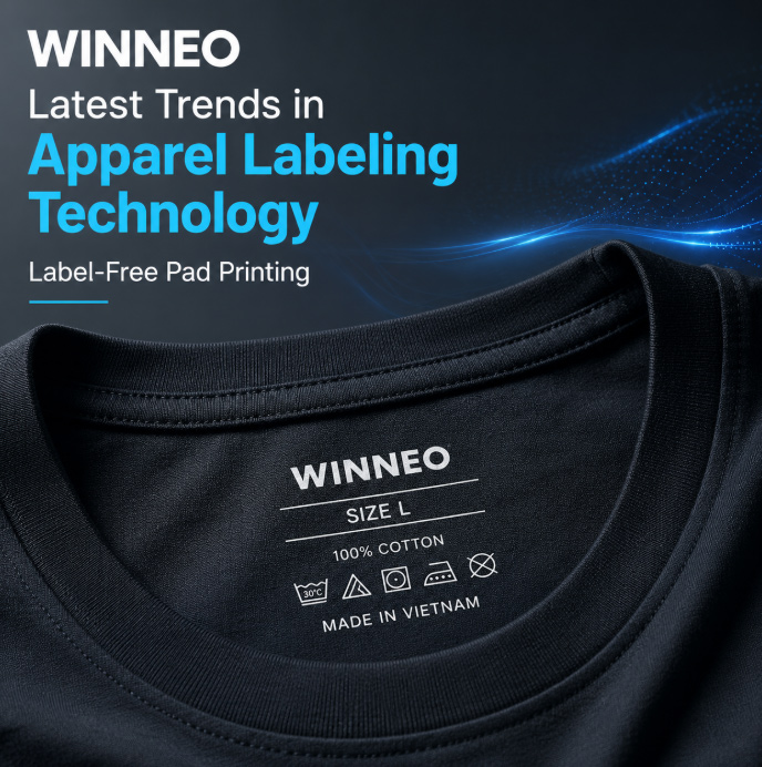 WINNEO Latest Trends in Apparel Labeling Technology — Label-Free Pad Printing
